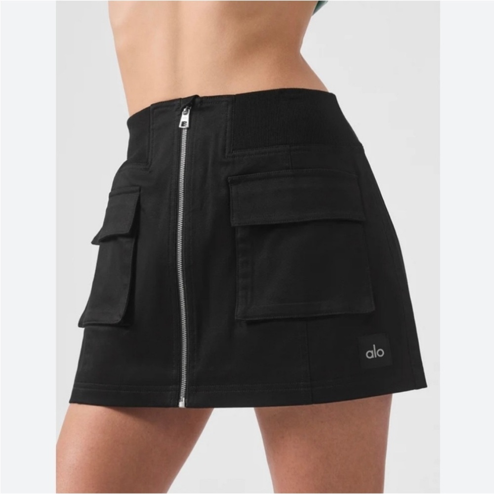 ALO Yoga Black Mini Skirt